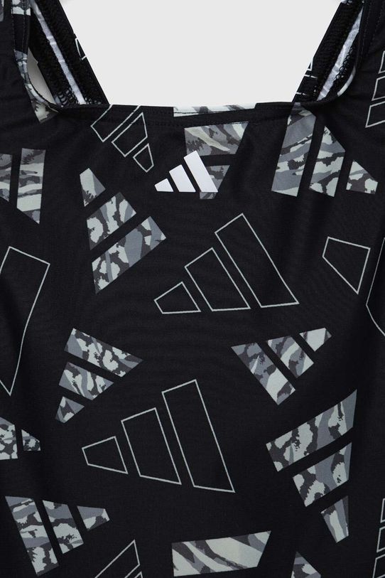 Dievča Jednodielne detské plavky adidas Performance IB4313 čierna