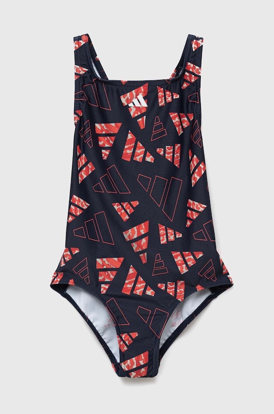 adidas Performance jednoczęściowy strój kąpielowy dziecięcy miękka granatowy IB4314