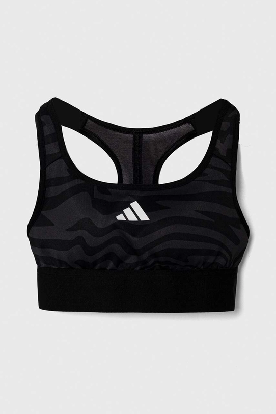 Detská športová podprsenka adidas jemne vystužené čierna IJ9535