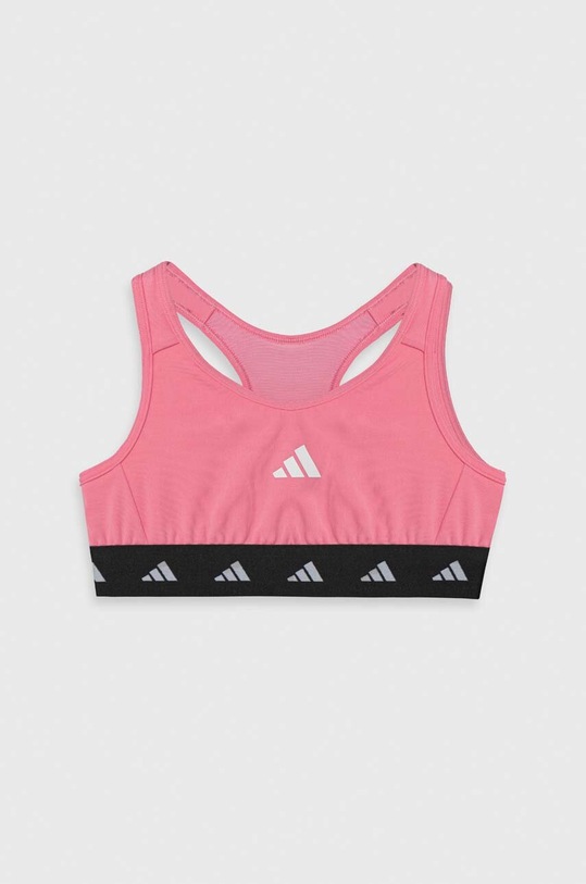 Детский спортивный бюстгальтер adidas мягкая розовый IB4151