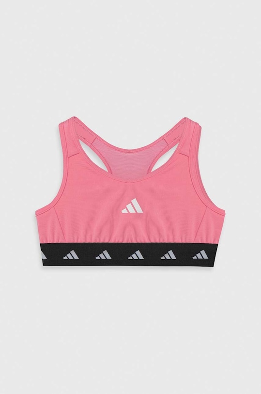 Детский спортивный бюстгальтер adidas мягкая розовый IB4151
