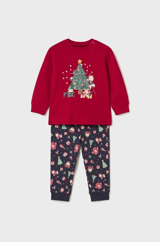 Pyžamo pre bábätká Mayoral sada červená 2761.4N.Baby.9BYX
