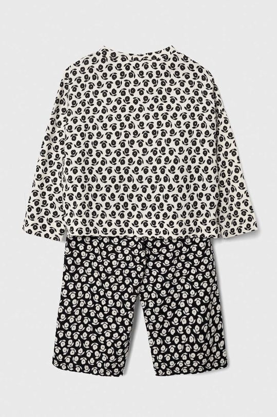 Dječja pamučna pidžama United Colors of Benetton 3X3X0P04T.G.SEASONAL bež AW23