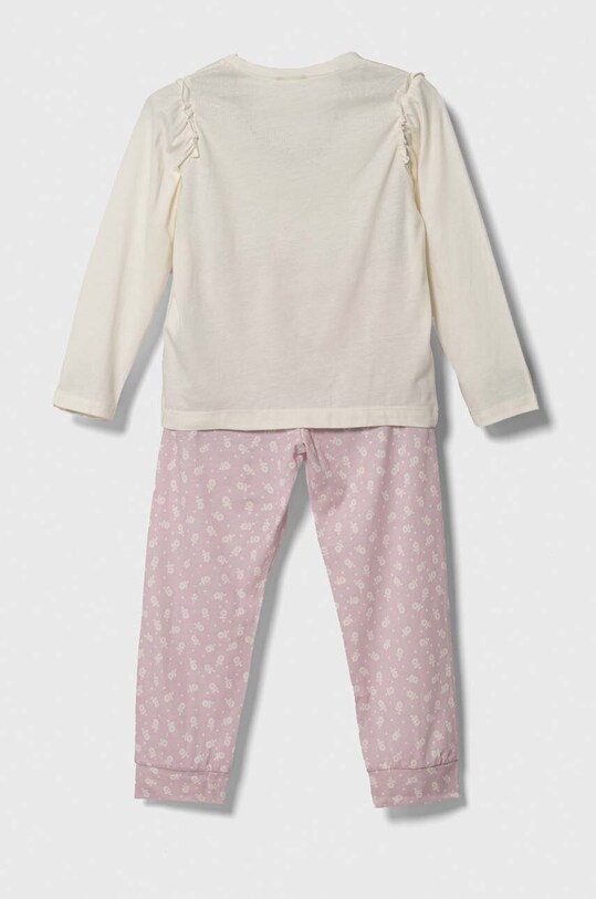 United Colors of Benetton piżama dziecięca 3Y5E0P04U.G.SEASONAL beżowy AW23