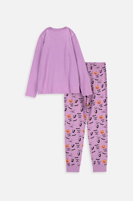 Девочка Детская хлопковая пижама Coccodrillo ZC3448116PJS фиолетовой