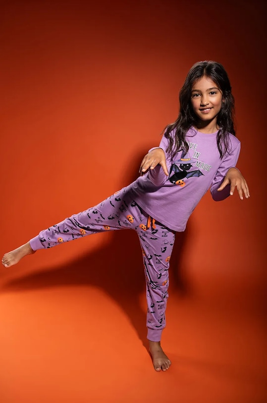 Παιδικές βαμβακερές πιτζάμες Coccodrillo ZC3448116PJS