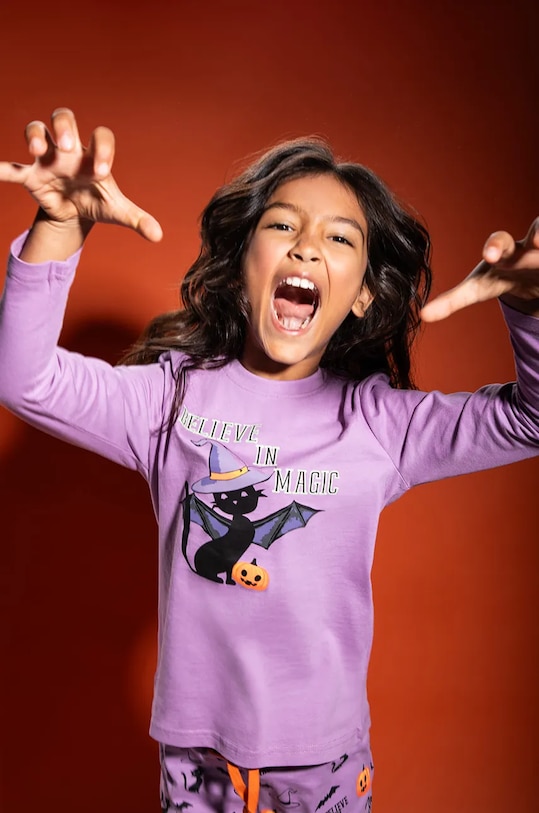 Παιδικές βαμβακερές πιτζάμες Coccodrillo ZC3448116PJS