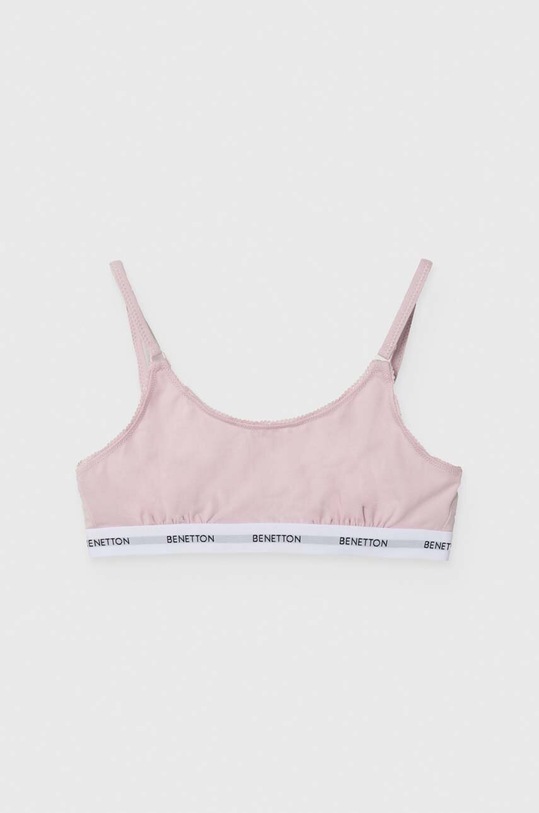 Παιδικό σουτιέν United Colors of Benetton μαλακό ροζ 3OP80R002.G.SEASONAL