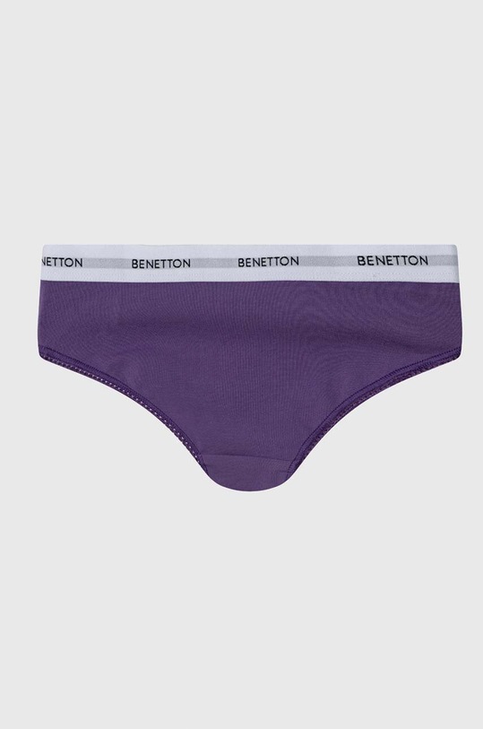 Dětské kalhotky United Colors of Benetton 3OP80S01F.G.SEASONAL fialová AW23