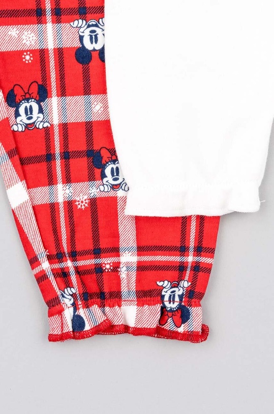 zippy piżama bawełniana dziecięca 3105573301 czerwony