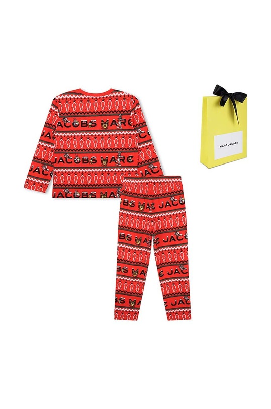 Παιδικές βαμβακερές πιτζάμες Marc Jacobs x Looney Tunes W17010.86.108 κόκκινο AW23