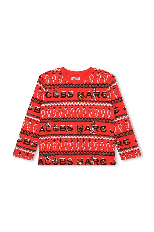 DÍVKA Dětské bavlněné pyžamo Marc Jacobs x Looney Tunes W17010.86.108 červená