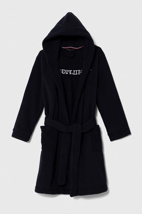 Tommy Hilfiger szlafrok dziecięcy Planet friendly czarny UK0UK00062.9BYX