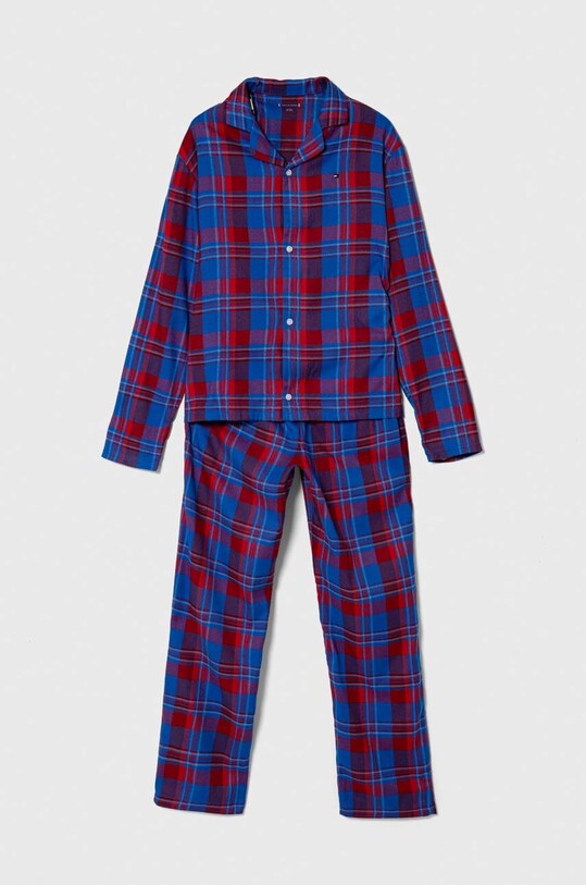 Tommy Hilfiger piżama dziecięca komplet niebieski UK0UK00060.9BYX