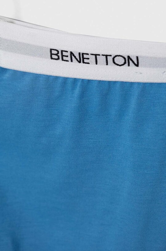 United Colors of Benetton piżama bawełniana dziecięca niebieski 30960P05B.G.SEASONAL