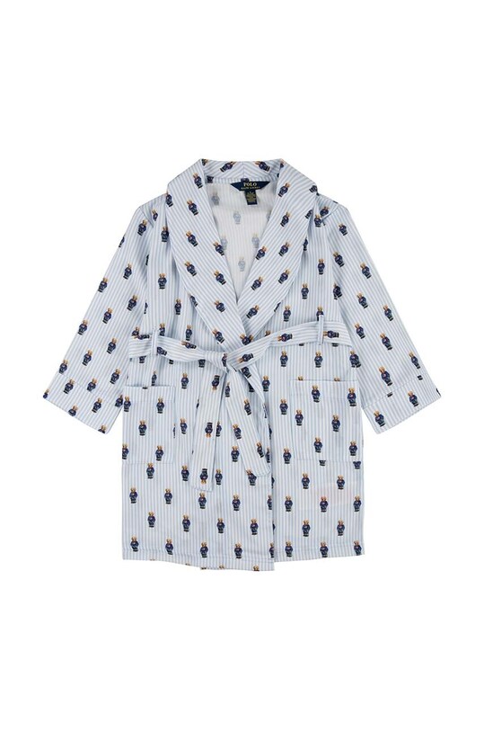 Дитячий халат Polo Ralph Lauren блакитний 9P0033