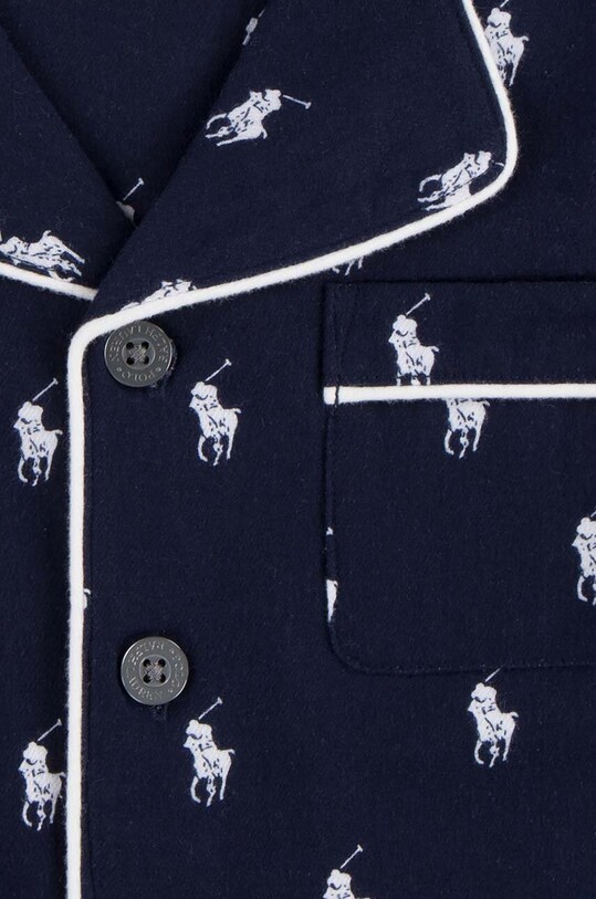Хлопчик Дитяча бавовняна піжама Polo Ralph Lauren 9P0137 темно-синій