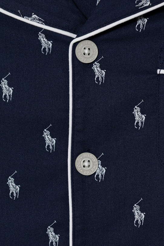 Dječaci Dječja pamučna pidžama Polo Ralph Lauren 9P0137 mornarsko plava