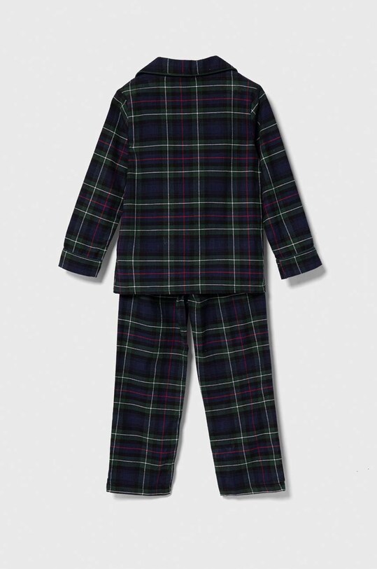Polo Ralph Lauren piżama bawełniana dziecięca 9P0137 zielony AW24