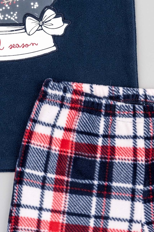 zippy piżama bawełniana dziecięca granatowy 3105574401