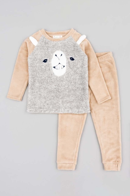 zippy piżama dziecięca 3105575001 brązowy AW23
