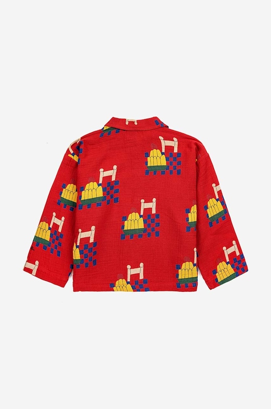 Bobo Choses pijama copii rosu 223FC013