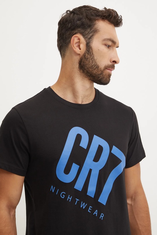 CR7 Cristiano Ronaldo set de pijama de bumbac 8730.41.923 negru