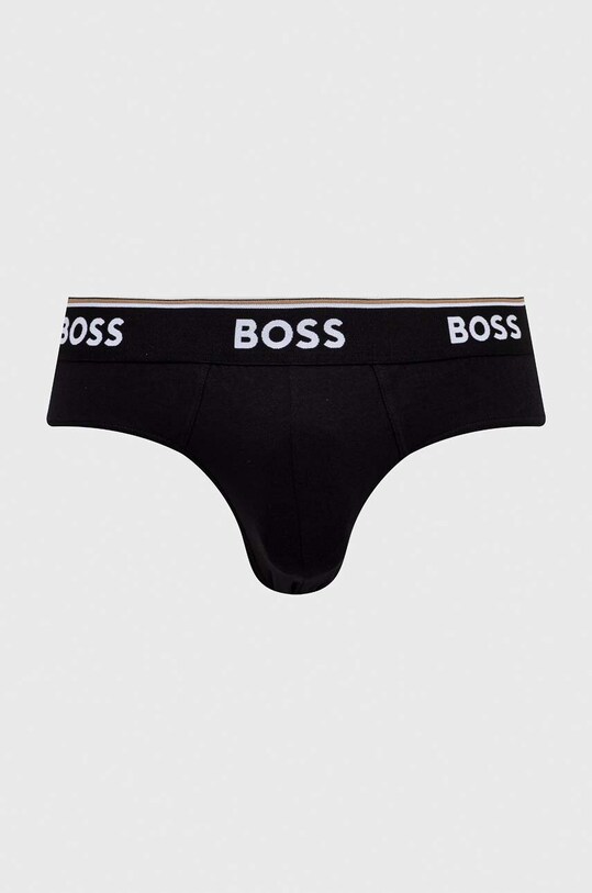 BOSS slipy 3-pack 50495435 czarny AW23