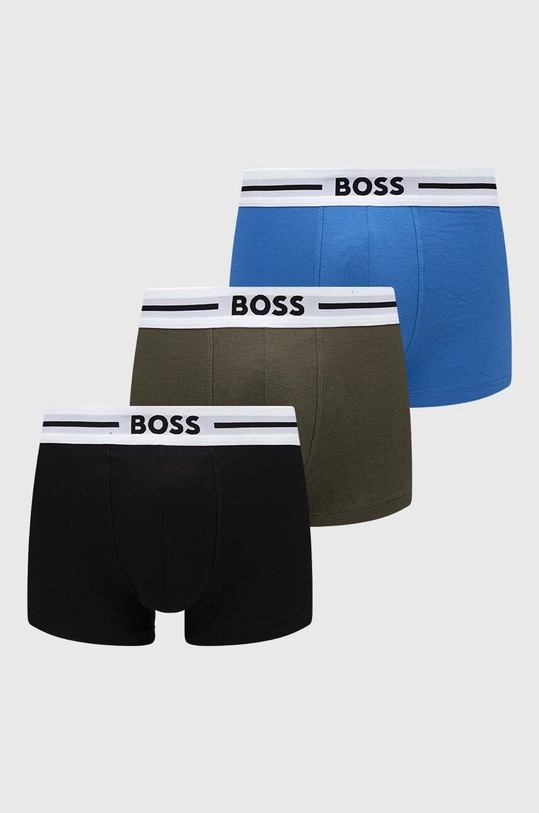 Μποξεράκια BOSS 3-pack εφαρμοστό σορτς μπόξερ πολύχρωμο 50495472