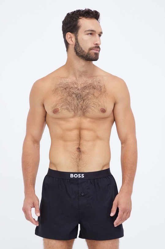 BOSS bokserki bawełniane 2-pack 50496091 beżowy AW24