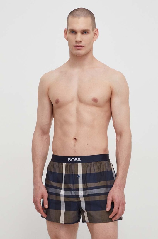 BOSS bokserki bawełniane 2-pack bawełna granatowy 50496091