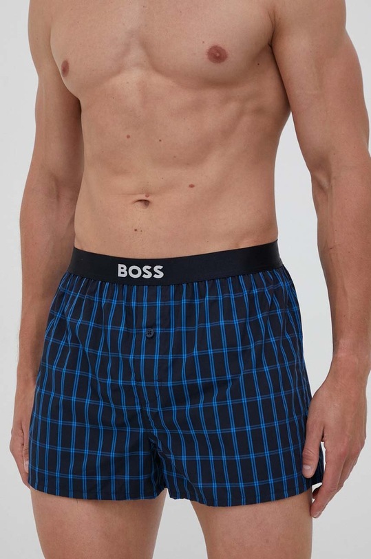BOSS bokserki bawełniane 2-pack bawełna granatowy 50496091