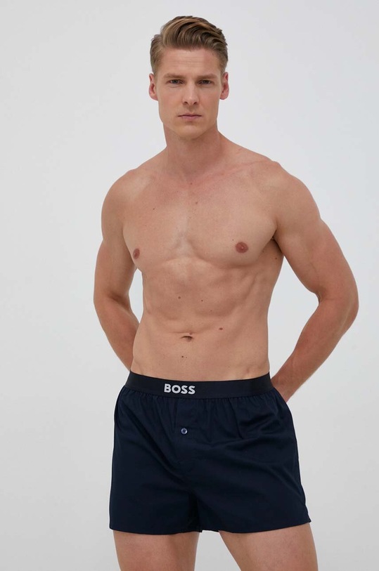 BOSS bokserki bawełniane 2-pack granatowy 50496091