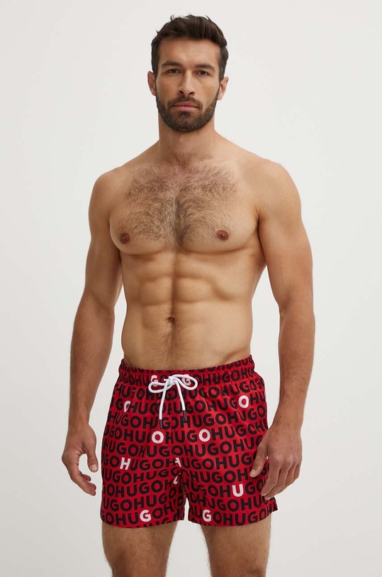 HUGO pantaloncini da bagno 50474322 rosso SS24