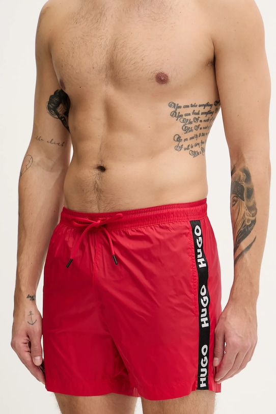HUGO szorty kąpielowe 50500973 czerwony AW25