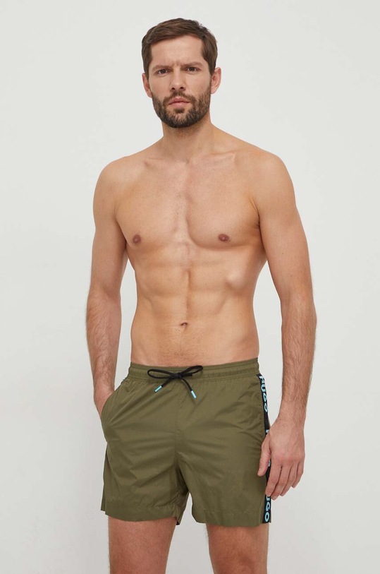 HUGO pantaloni scurți de baie Planet friendly verde 50500973