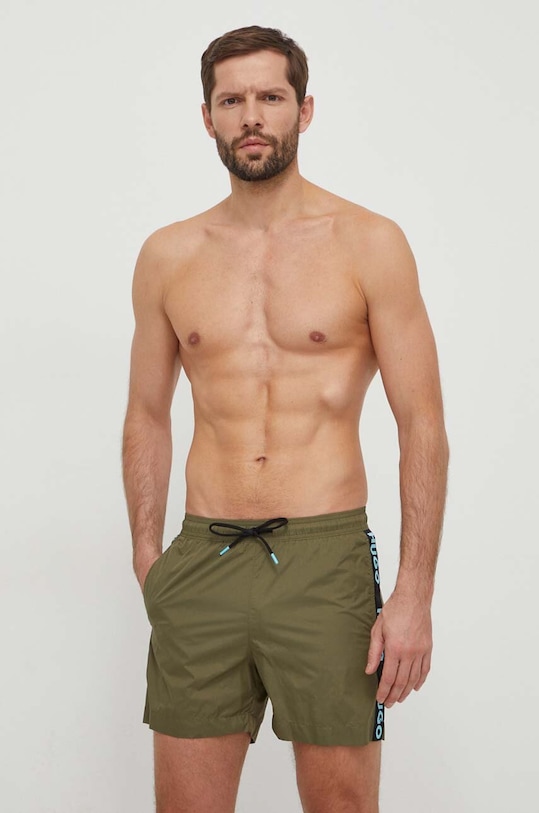 Купальные шорты HUGO FAB Planet friendly зелёный 50500973