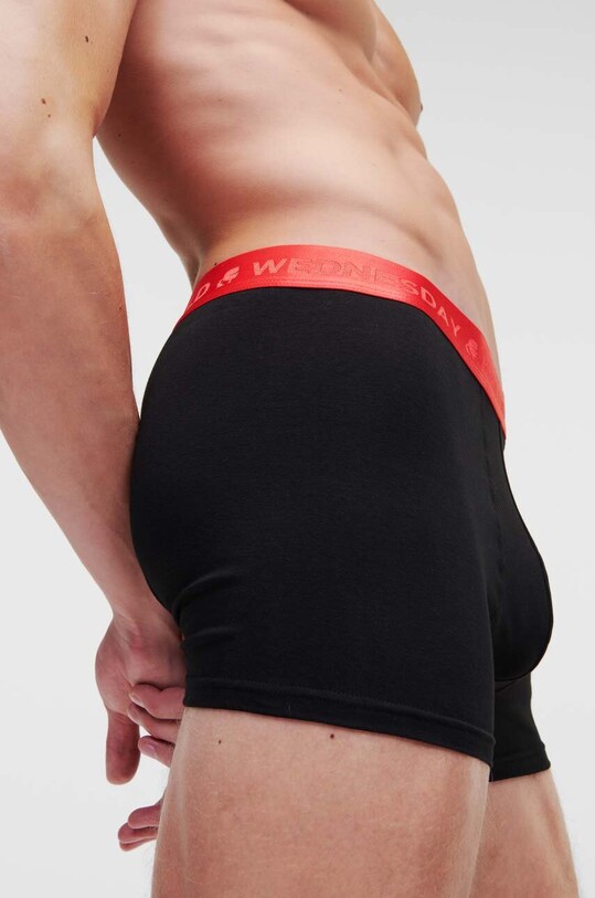 Boxerky Karl Lagerfeld 7-pak 235M2102 čierna