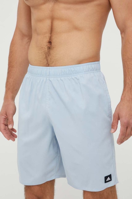 Plavkové šortky adidas Performance Solid CLX Planet friendly modrá IL4007