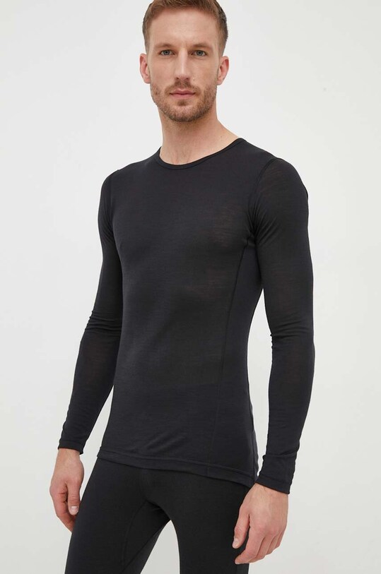 Funkčné tričko s dlhým rukávom adidas TERREX Xperior Merino 150 Planet friendly čierna HZ8559