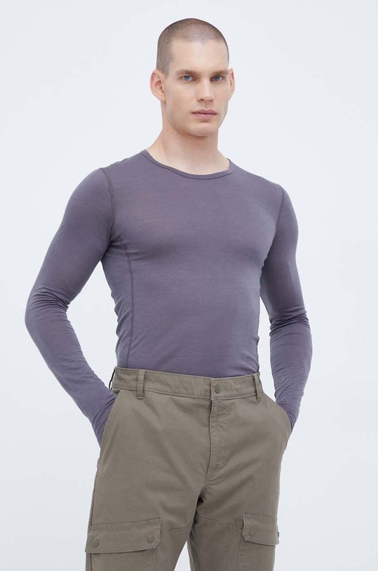 adidas TERREX longsleeve funkcyjny Xperior Merino 150 Planet friendly szary HZ8560