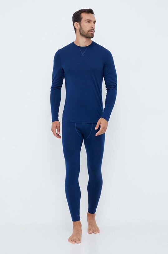 Helly Hansen longsleeve funkcyjny Merino 49499 granatowy AW23