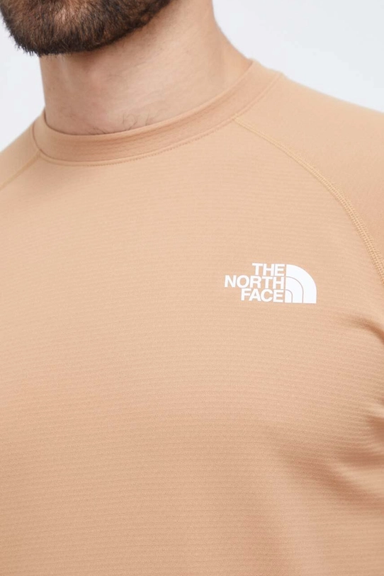 The North Face longsleeve funkcyjny Dragline NF0A7ZLQI0J1 brązowy