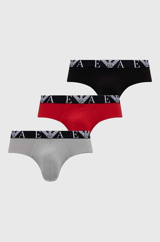 Emporio Armani Underwear slipy 3-pack dzianina multicolor 111734.3F715