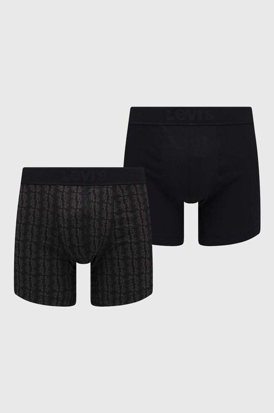 Levi's bokserki 2-pack wzorzyste czarny 37149.0890