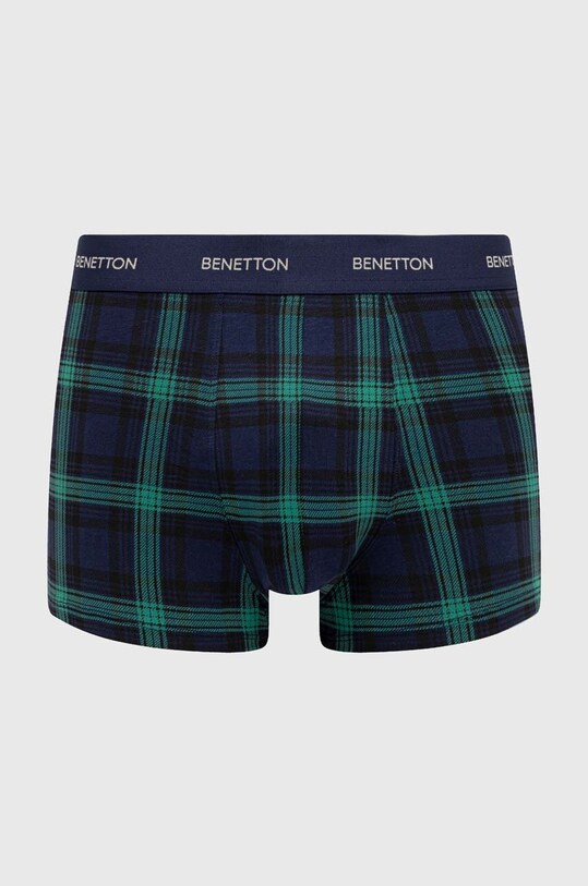 United Colors of Benetton bokserki dzianina granatowy 3SP92X00P.80L