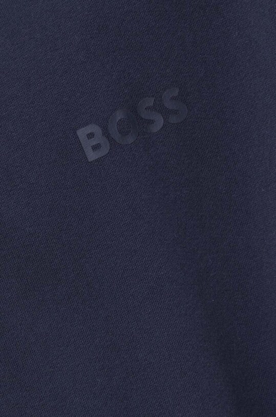 Бавовняний халат BOSS 50503142 блакитний