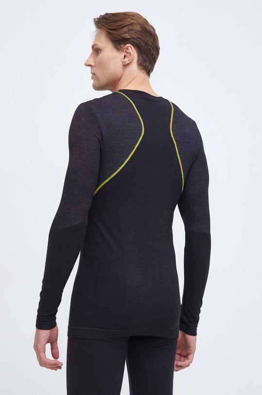 Ρούχα Ισοθερμικό μακρυμάνικο LA Sportiva Wool40 Aero L89999100 μαύρο
