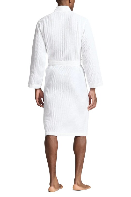 Polo Ralph Lauren halat de baie din bumbac 714910651 alb SS25