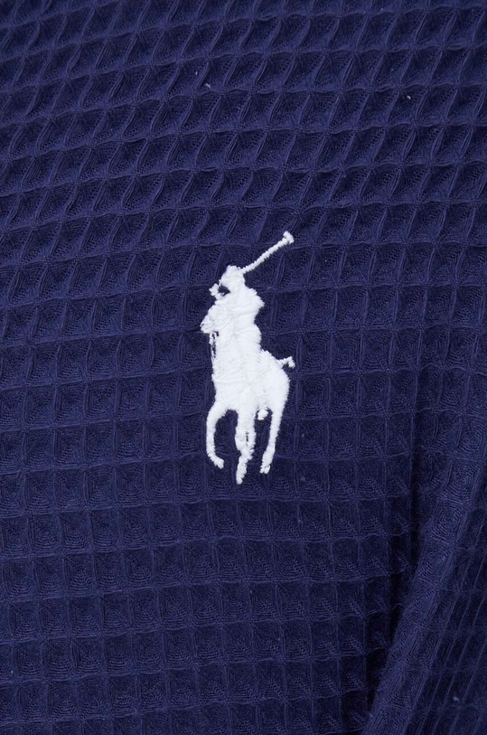 Polo Ralph Lauren szlafrok bawełniany 714910651 granatowy